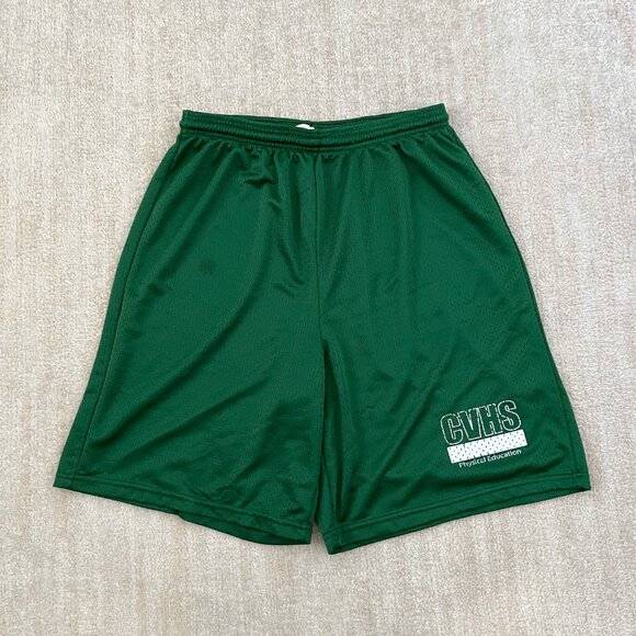 3 for $6 Champro CVHS Castro Valley High School Trojans Green Gym Shorts L - Picture 1 of 10